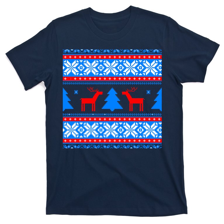 Ugly Reindeer Christmas Sweater T-Shirt