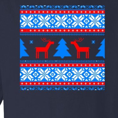 Ugly Reindeer Christmas Sweater Toddler Long Sleeve Shirt