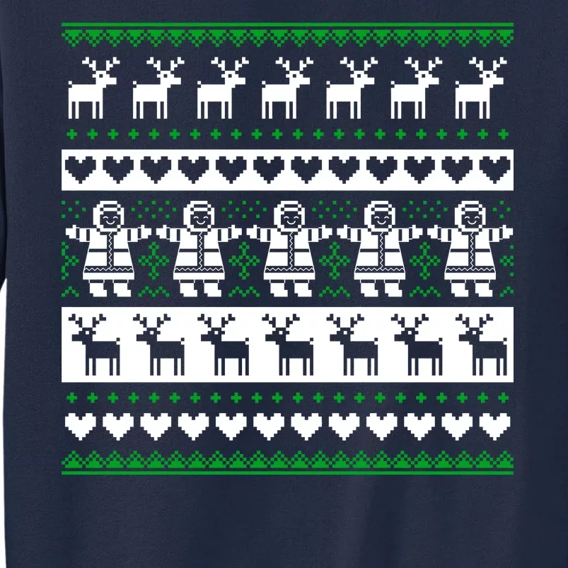 Ugly Snowman Christmas Sweater Tall Sweatshirt