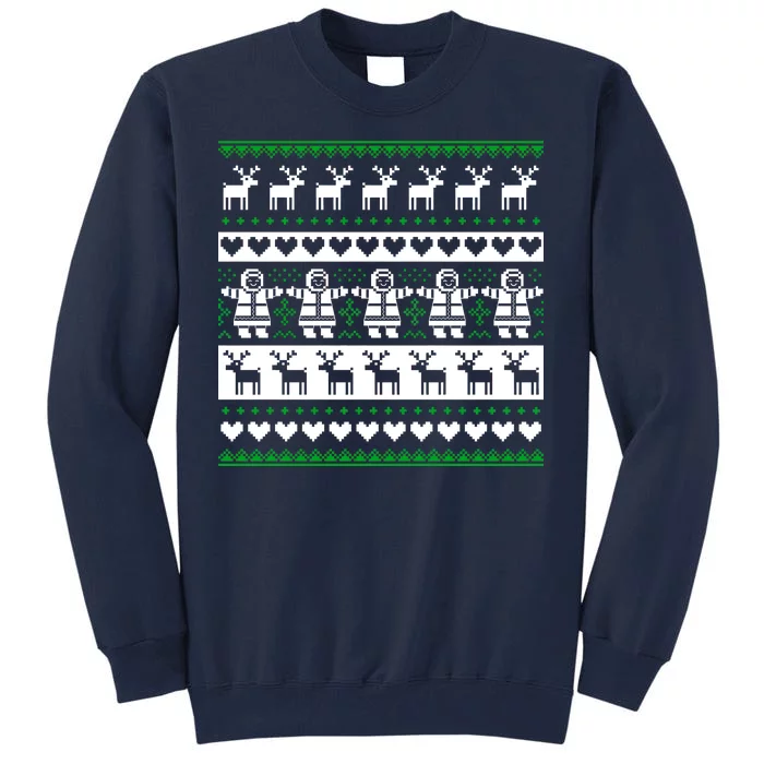 Ugly Snowman Christmas Sweater Tall Sweatshirt