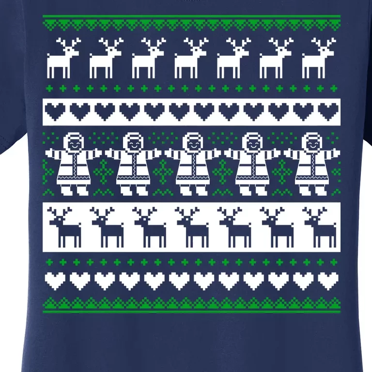 Ugly Snowman Christmas Sweater Women's T-Shirt