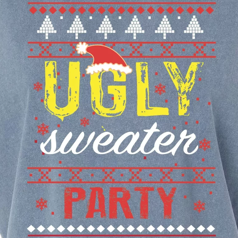 Ugly Sweater Party Funny Christmas Sweater Garment-Dyed Women's Muscle Tee