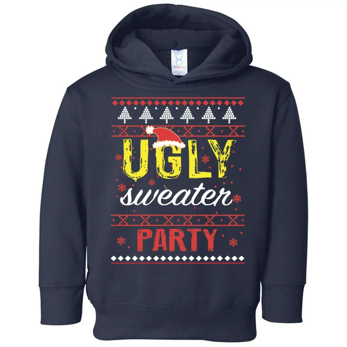 Ugly Sweater Party Funny Christmas Sweater Toddler Hoodie