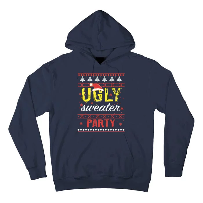 Ugly Sweater Party Funny Christmas Sweater Tall Hoodie