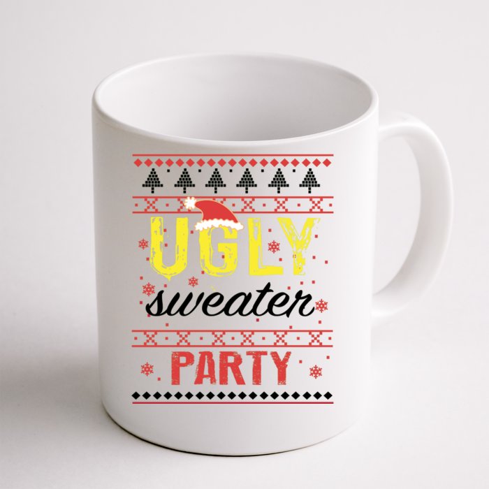 Ugly Sweater Party Funny Christmas Sweater Front & Back Coffee Mug