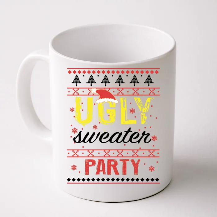 Ugly Sweater Party Funny Christmas Sweater Front & Back Coffee Mug