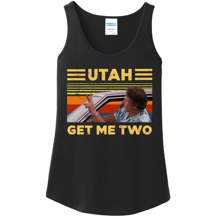 Utah Get Me Retro Two Vintage Ladies Essential Tank