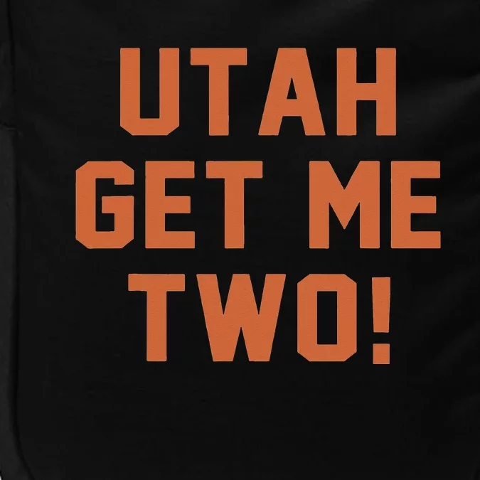 Utah Get Me Two 1980s Movie Quote Impact Tech Backpack