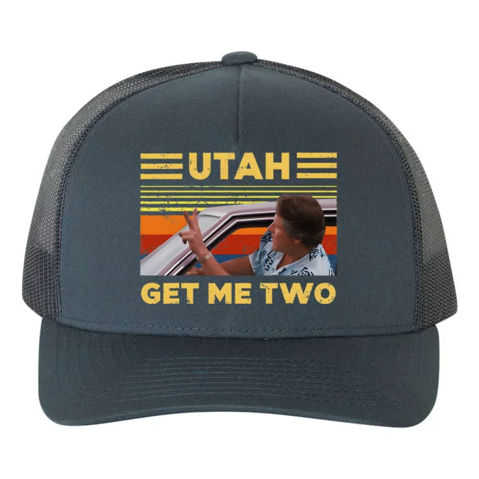 Utah Get Me Retro Two Vintage Funny Yupoong Adult 5-Panel Trucker Hat