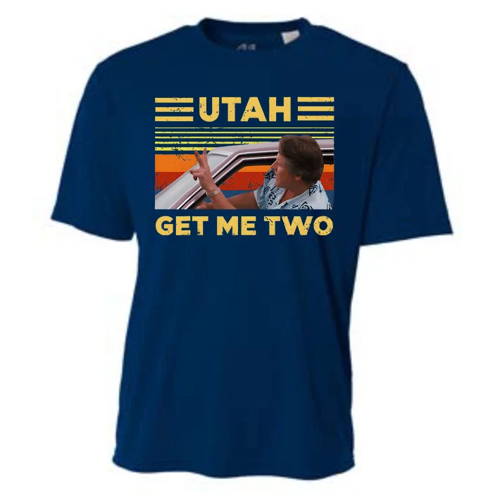 Utah Get Me Retro Two Vintage Funny Cooling Performance Crew T-Shirt