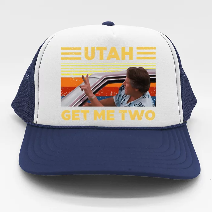 Utah Get Me Retro Two Vintage Funny Trucker Hat