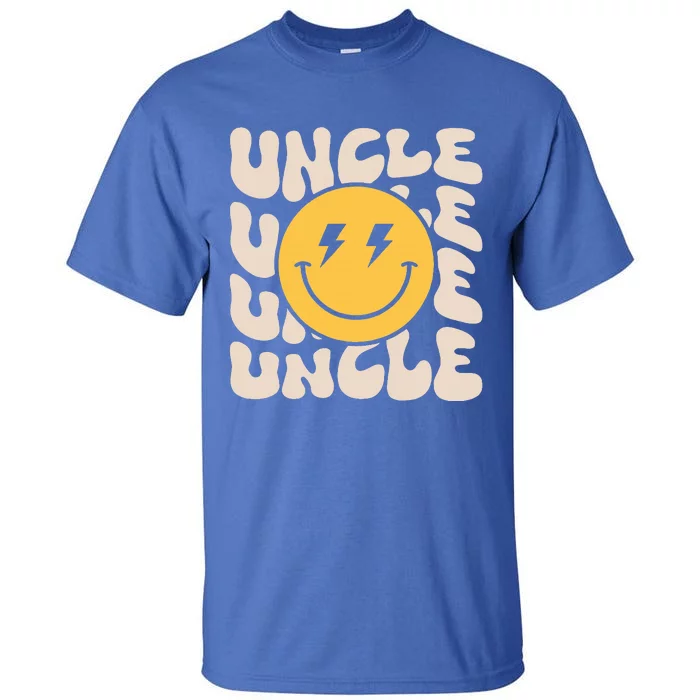 Uncle Groovy One Happy Dude Birthday Theme Family Matching Tall T-Shirt