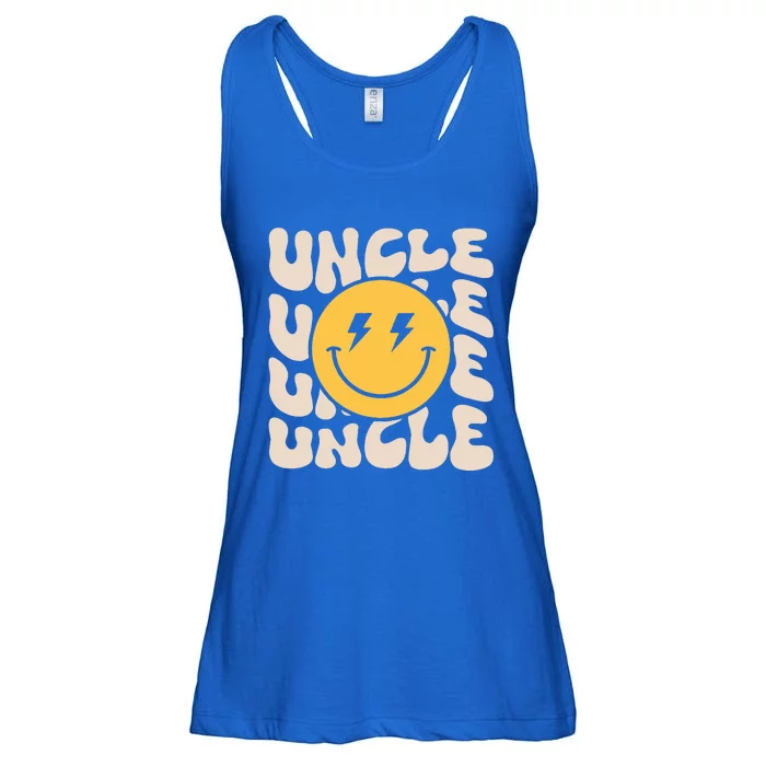 Uncle Groovy One Happy Dude Birthday Theme Family Matching Ladies Essential Flowy Tank