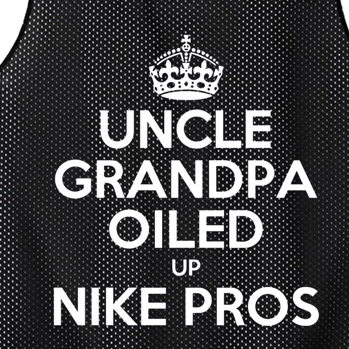 Uncle Grandpa Oiled Up Mesh Reversible Basketball Jersey Tank