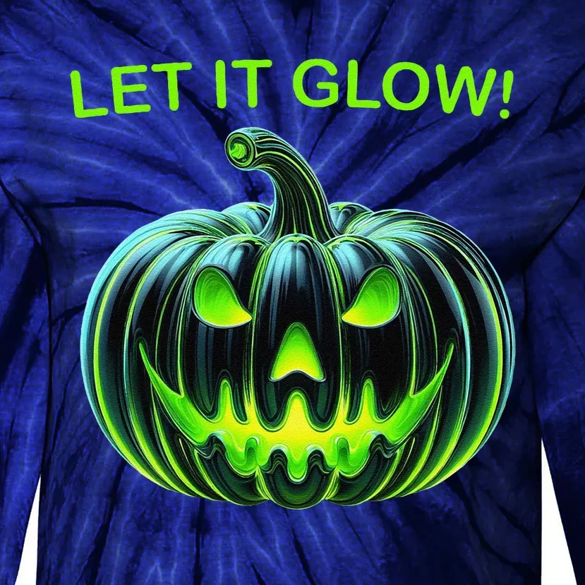 Uranuim Glass Pumpkin Tie-Dye Long Sleeve Shirt