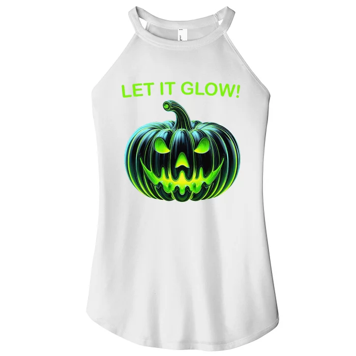 Uranuim Glass Pumpkin Women’s Perfect Tri Rocker Tank