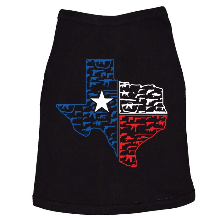 Usa Guns Patriotic Texan America Texas Doggie Tank