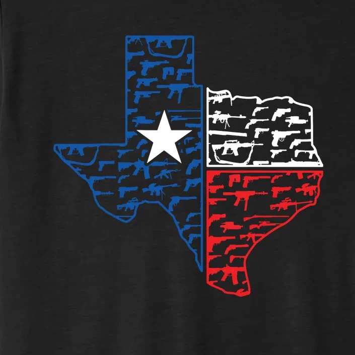 Usa Guns Patriotic Texan America Texas ChromaSoft Performance T-Shirt