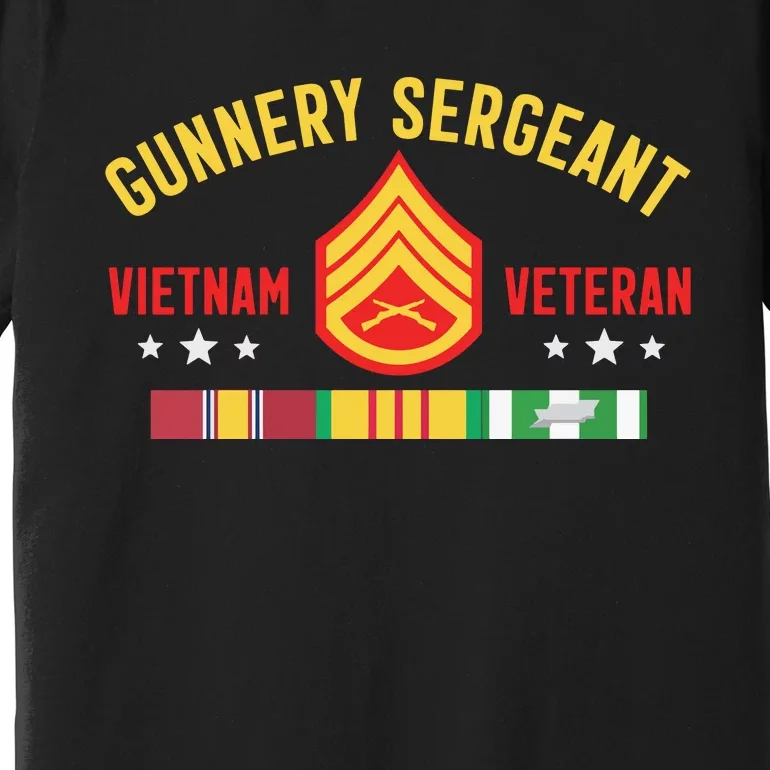 Us Gunnery Sergeant Vietnam War Veteran Long Sleeve Premium T-Shirt