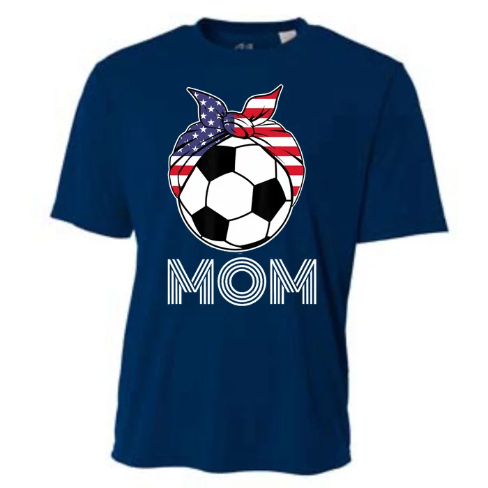 Us Girl Soccer Mom | Gear For Wo Soccer Players Cooling Performance Crew T-Shirt