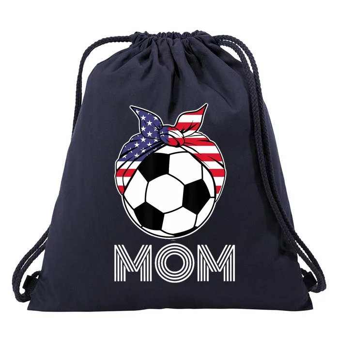 Us Girl Soccer Mom | Gear For Wo Soccer Players Drawstring Bag