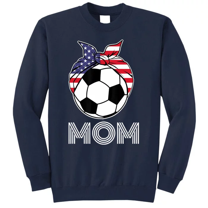 Us Girl Soccer Mom | Gear For Wo Soccer Players Tall Sweatshirt