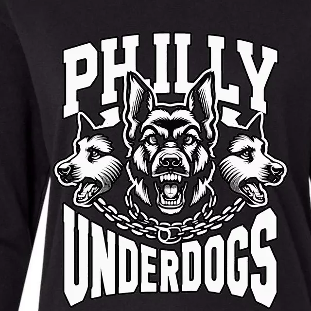 Underdogs German Shepherds Womens Cotton Relaxed Long Sleeve T-Shirt