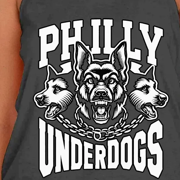 Underdogs German Shepherds Women's Knotted Racerback Tank