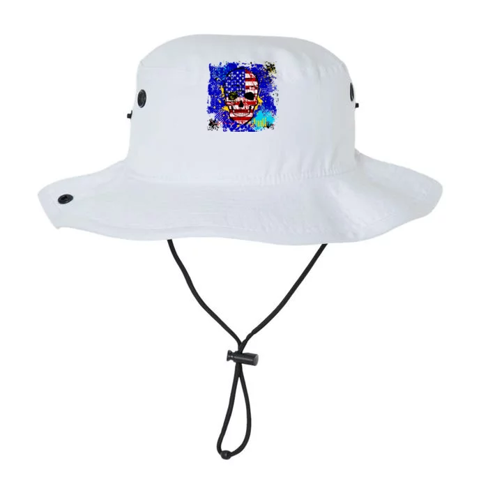 USA Grunge Skull Legacy Cool Fit Booney Bucket Hat