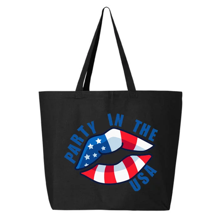 USA Graphic Tee Party in the USA 25L Jumbo Tote