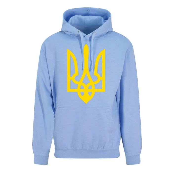 Ukraine Golden Trident Stand With Ukraine Pride Unisex Surf Hoodie