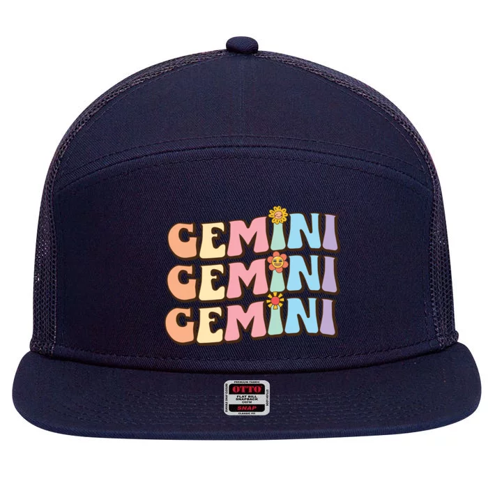 Untitled Gemini 7 Panel Mesh Trucker Snapback Hat