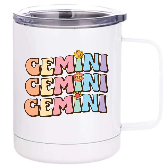 Untitled Gemini Front & Back 12oz Stainless Steel Tumbler Cup