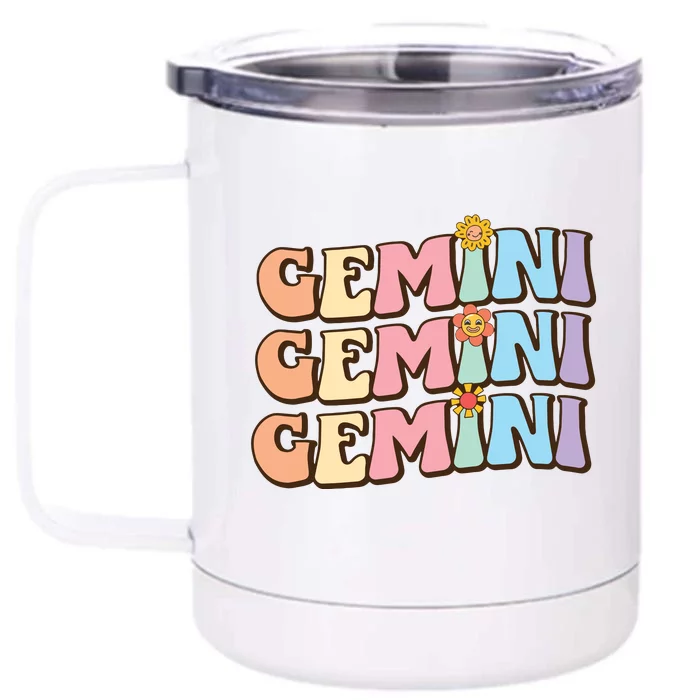 Untitled Gemini Front & Back 12oz Stainless Steel Tumbler Cup