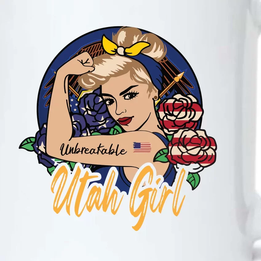 Utah Girl Utah Proud State Flag For Woman Black Color Changing Mug