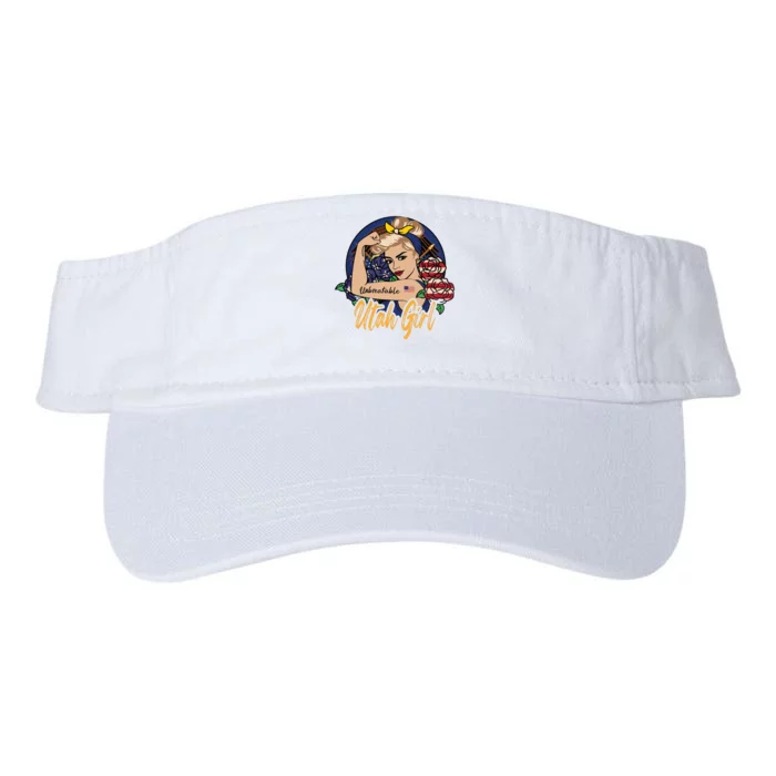 Utah Girl Utah Proud State Flag For Woman Valucap Bio-Washed Visor