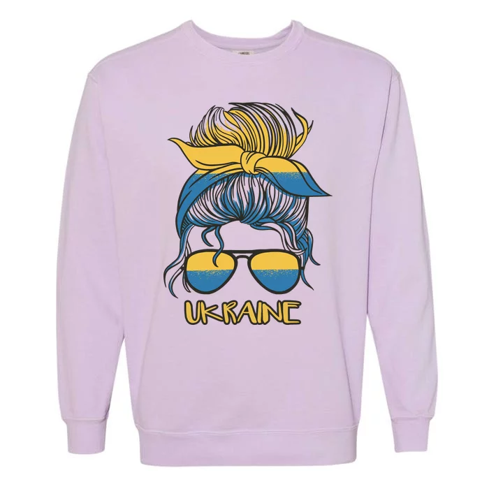 Ukraine Girl Garment-Dyed Sweatshirt