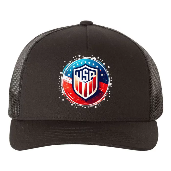 Usa Go United States Sport Usa Team Apparel Usa Yupoong Adult 5-Panel Trucker Hat