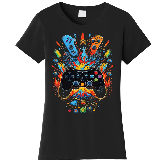 Ultimate Gaming Vibes Level Up Your Style Women's T-Shirt