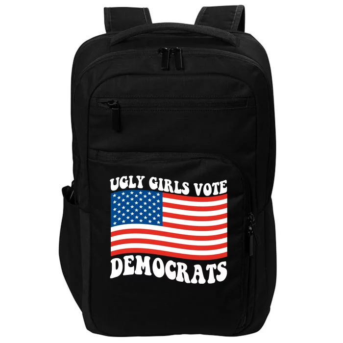 Ugly Girls Vote Democrats Usa Flag Impact Tech Backpack