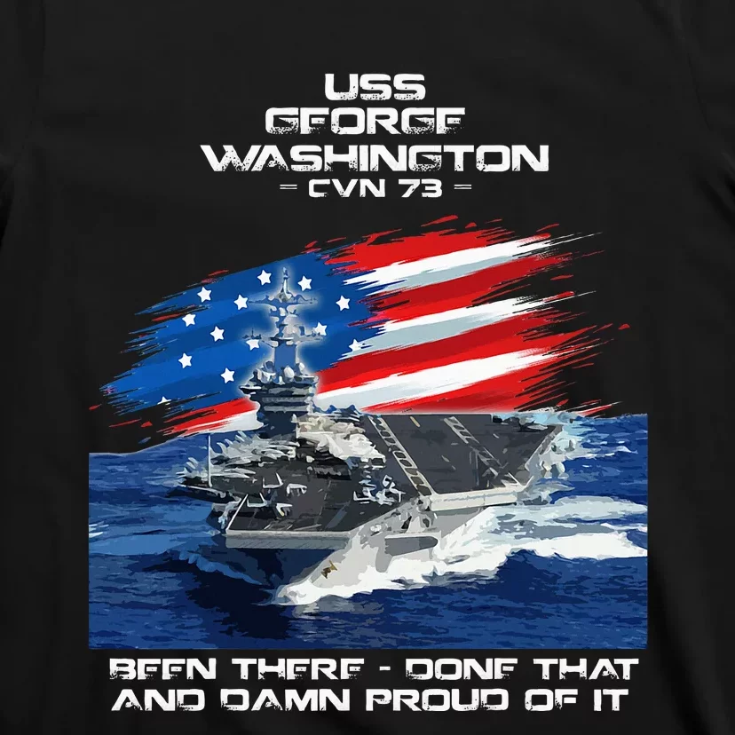 Uss George Washington Cvn 73 Aircraft Carrier Veteran Xmas T-Shirt