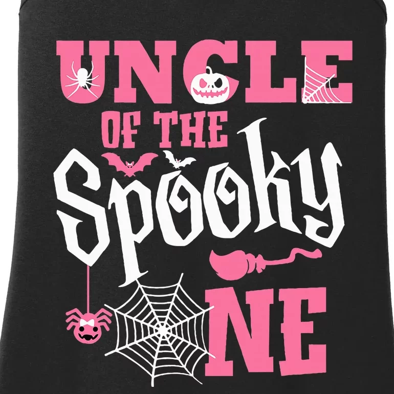 Uncle Halloween 1st Birthday Matching Family Spooky One Ladies Essential Tank