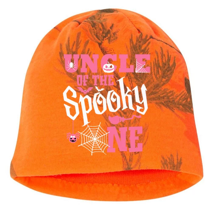 Uncle Halloween 1st Birthday Matching Family Spooky One Kati - Camo Knit Beanie