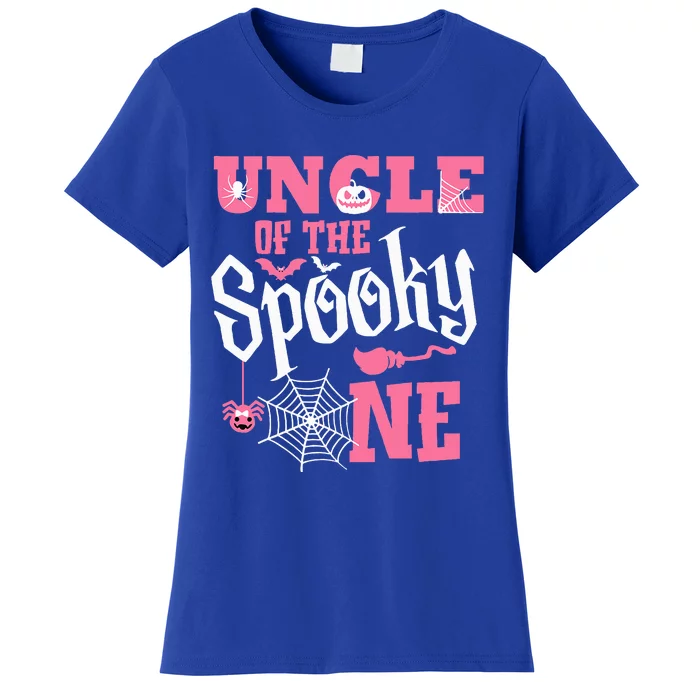 Uncle Halloween 1st Birthday Matching Family Spooky One Women's T-Shirt