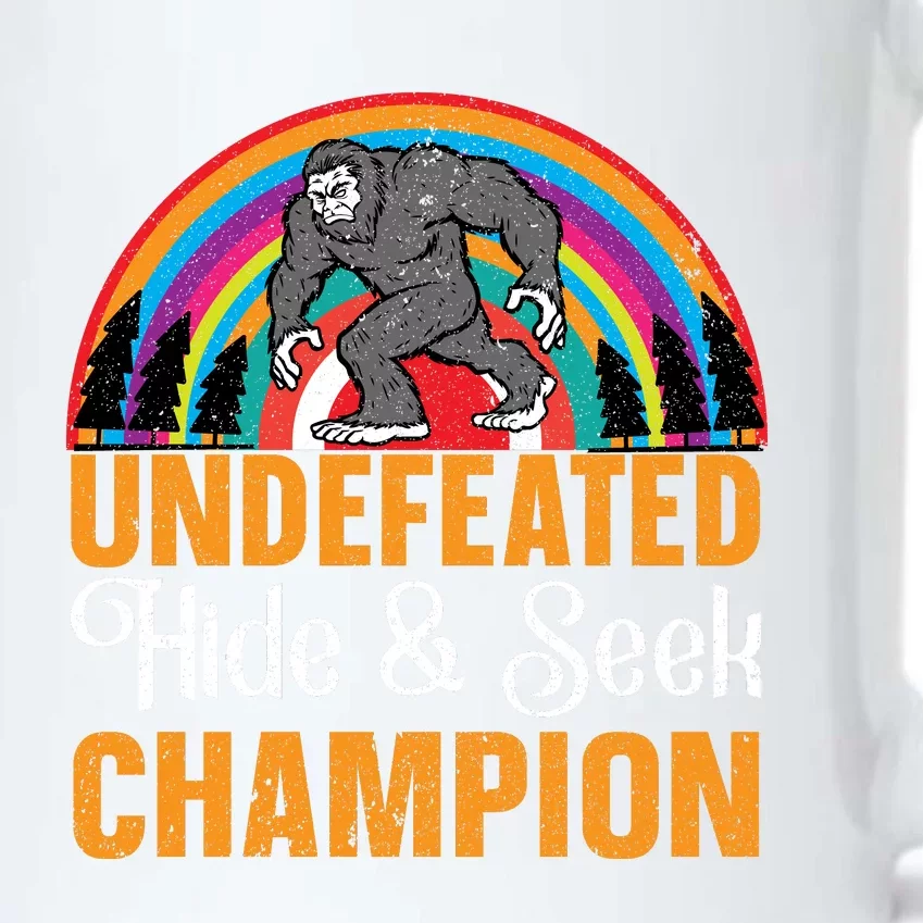 Undefeated Hide And Seek Champion Black Color Changing Mug