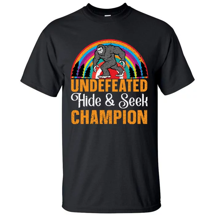 Undefeated Hide And Seek Champion Tall T-Shirt