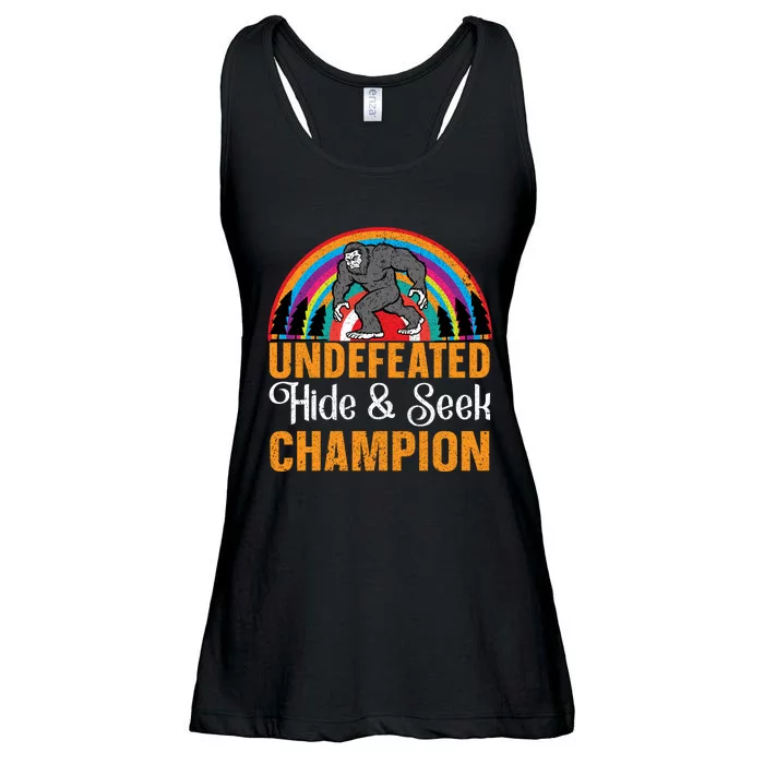 Undefeated Hide And Seek Champion Ladies Essential Flowy Tank