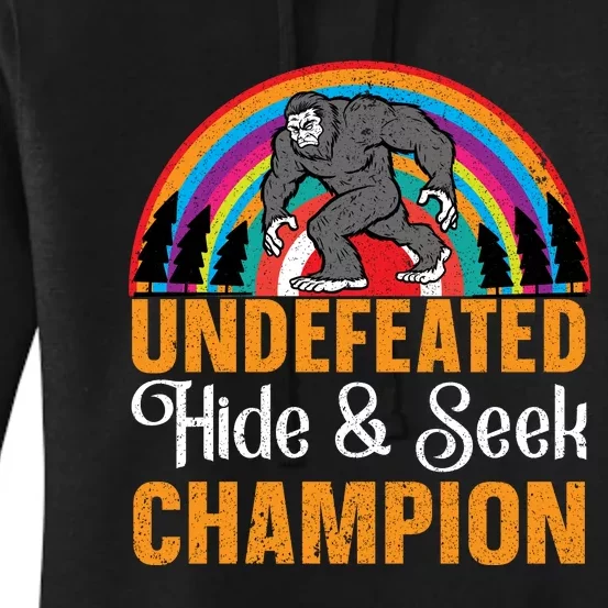 Undefeated Hide And Seek Champion Women's Pullover Hoodie