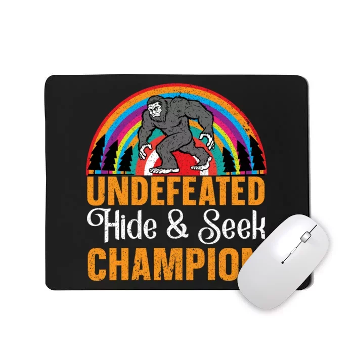 Undefeated Hide And Seek Champion Mousepad