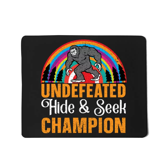 Undefeated Hide And Seek Champion Mousepad